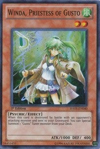 Image for Winda, Priestess of Gusto (HA05-EN040) (HA05) - YuGiOh