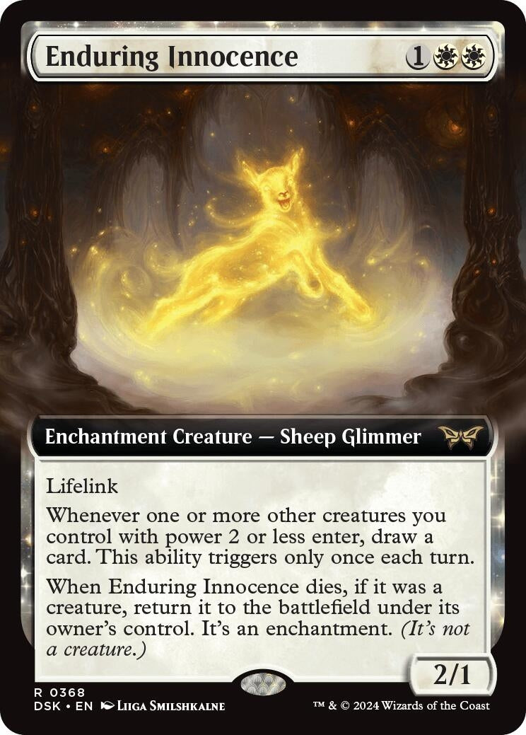 Image for Enduring Innocence (Extended Art) (368) (Duskmourn: House of Horror) - Magic: The Gathering