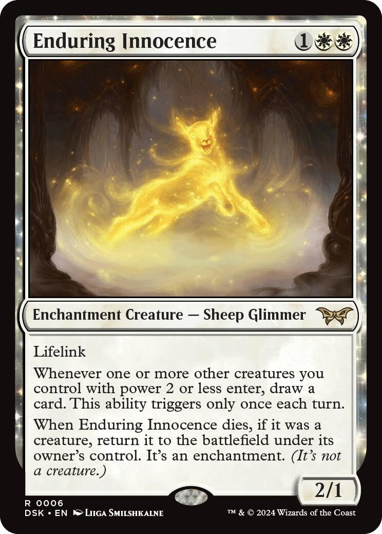 Image for Enduring Innocence (6) (Duskmourn: House of Horror) - Magic: The Gathering