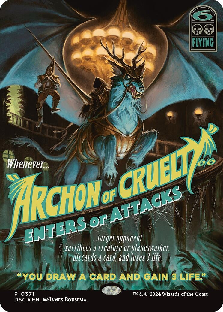 Image for Archon of Cruelty (Showcase) (371) (Duskmourn: House of Horror) - Magic: The Gathering