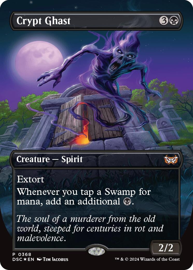 Image for Crypt Ghast (Borderless) (368) (Duskmourn: House of Horror) - Magic: The Gathering