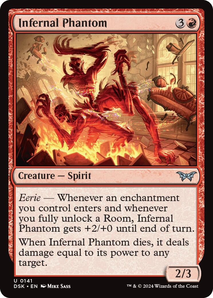 Image for Infernal Phantom (141) (Duskmourn: House of Horror) - Magic: The Gathering
