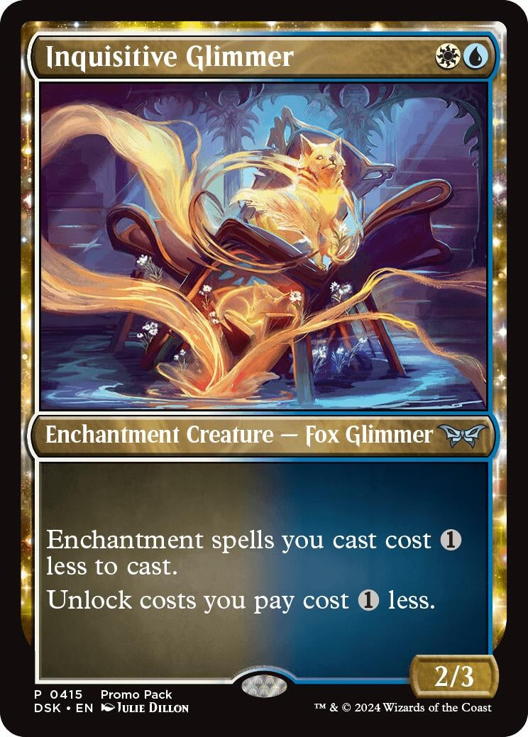 Image for Inquisitive Glimmer (415) (Duskmourn: House of Horror) - Magic: The Gathering