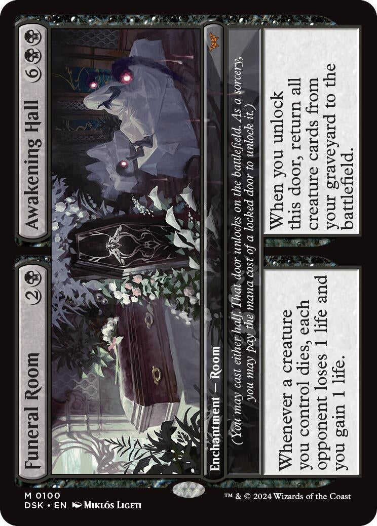 Image for Funeral Room // Awakening Hall (100) (Duskmourn: House of Horror) - Magic: The Gathering