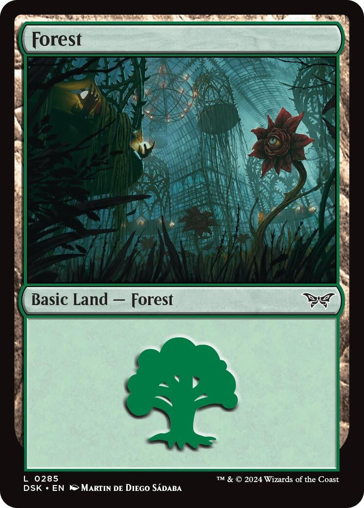 Image for Forest (0285) (285) (Duskmourn: House of Horror) - Magic: The Gathering