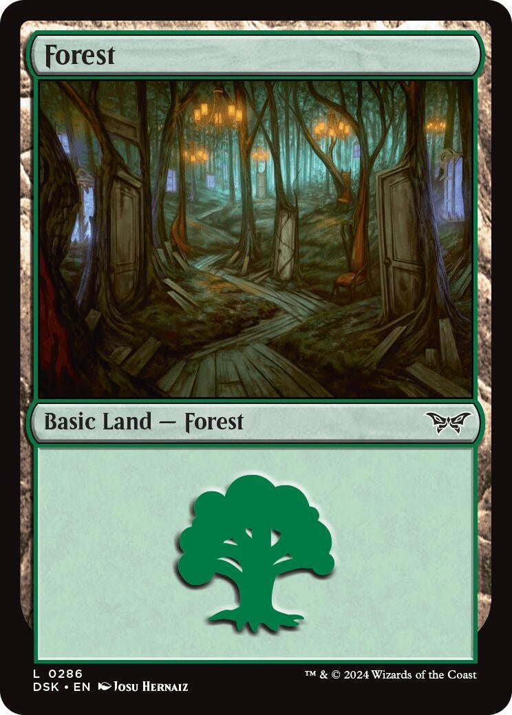 Image for Forest (0286) (286) (Duskmourn: House of Horror) - Magic: The Gathering