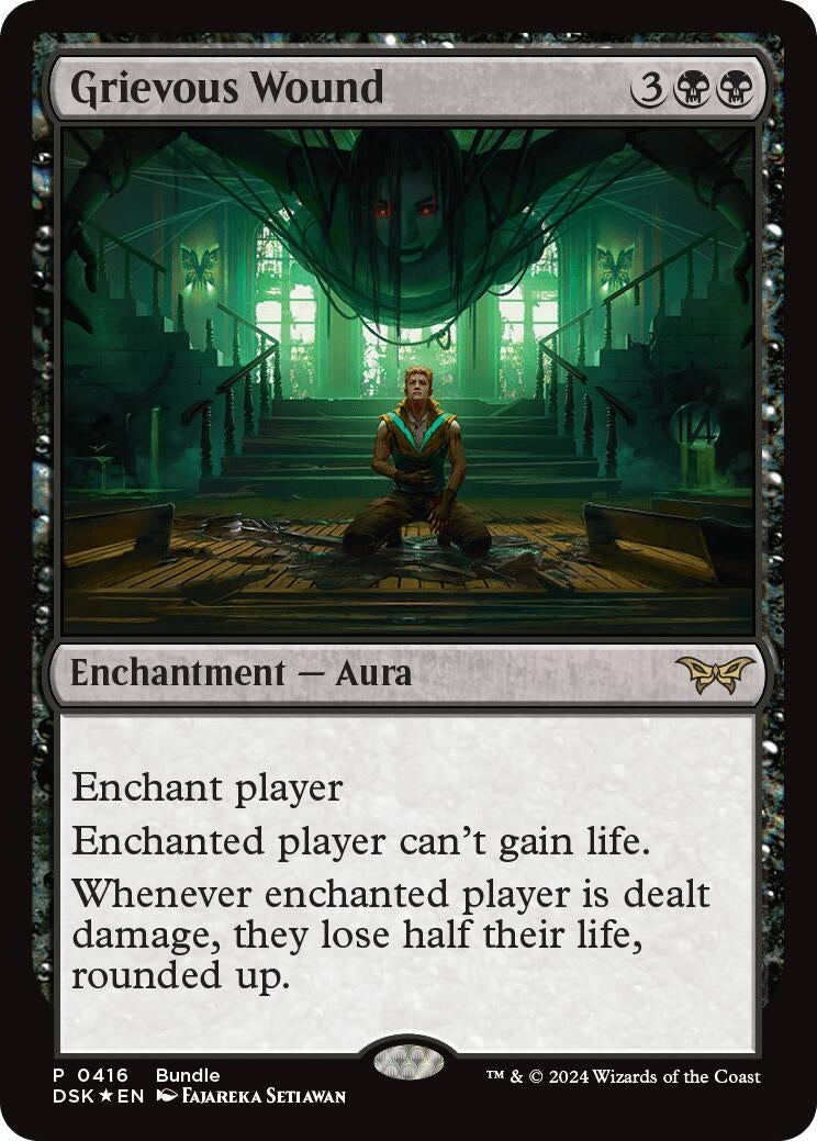 Image for Grievous Wound (DSK Bundle) (416) (Unique and Miscellaneous Promos) - Magic: The Gathering