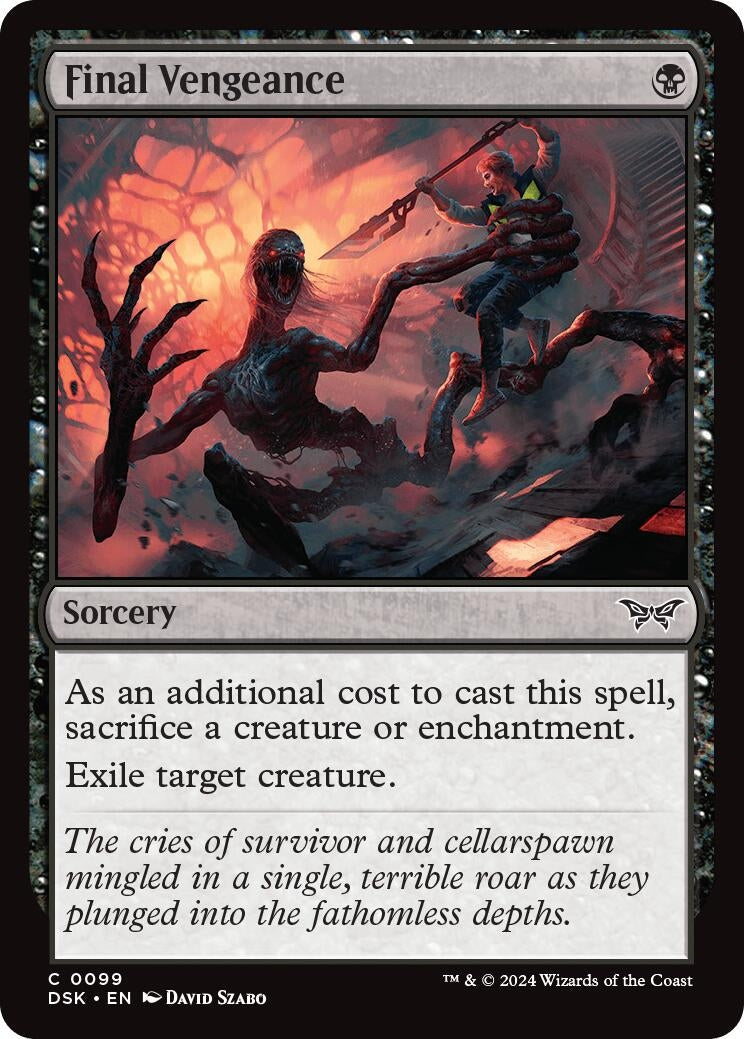 Image for Final Vengeance (99) (Duskmourn: House of Horror) - Magic: The Gathering