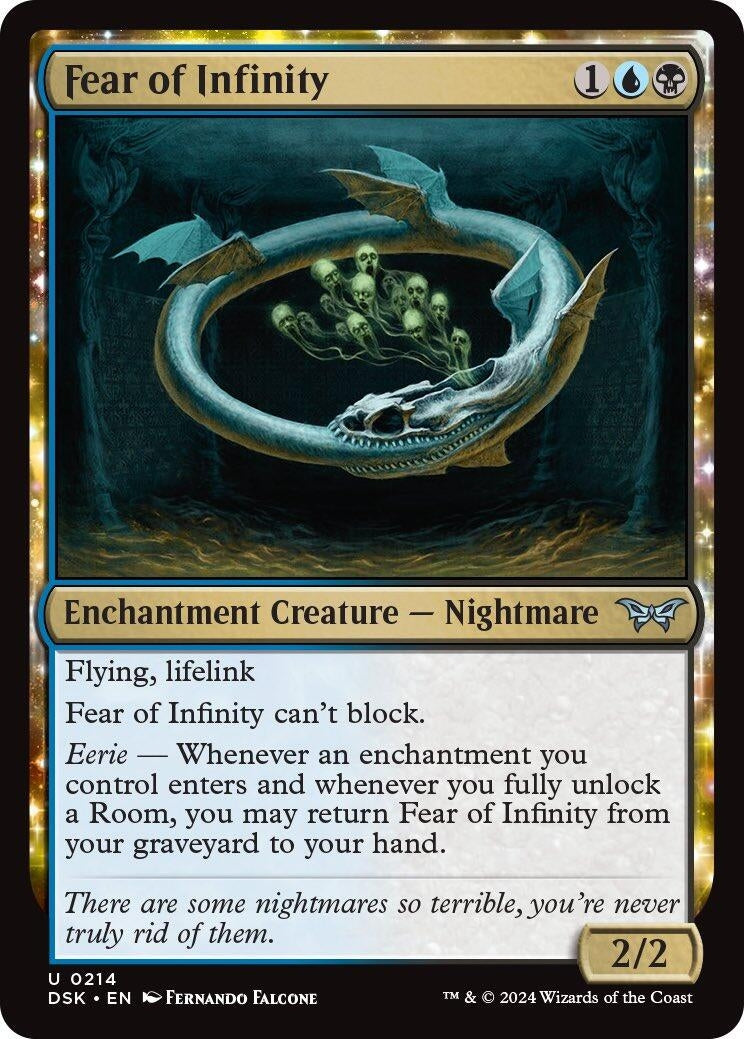Image for Fear of Infinity (214) (Duskmourn: House of Horror) - Magic: The Gathering