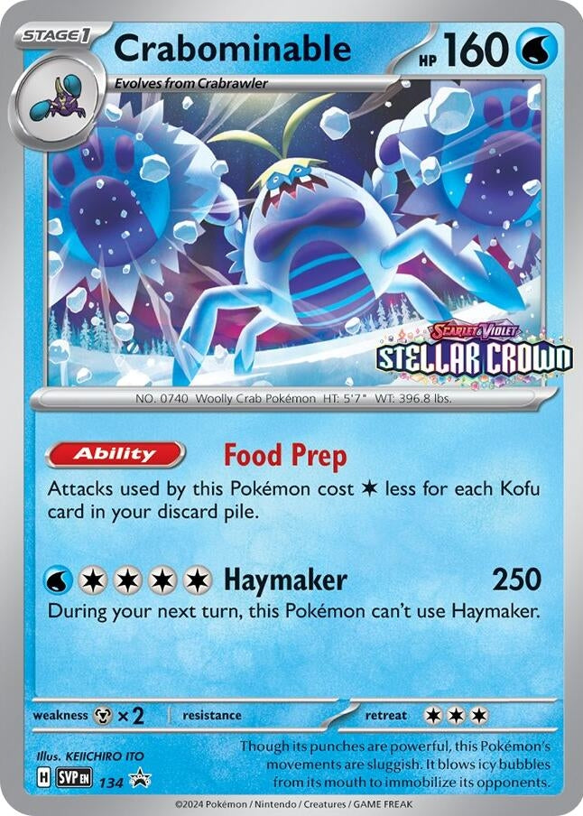 Image for Crabominable - 134 (134/142) (SVP) - Pokemon