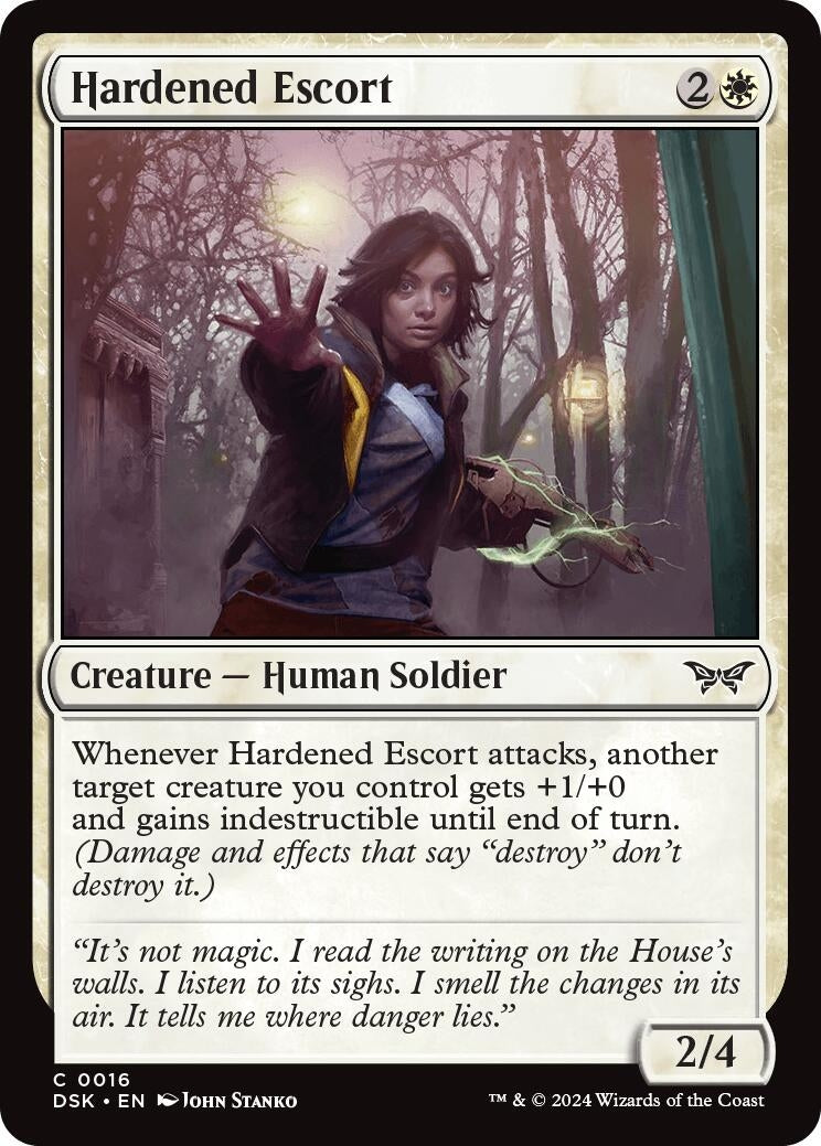 Image for Hardened Escort (16) (Duskmourn: House of Horror) - Magic: The Gathering
