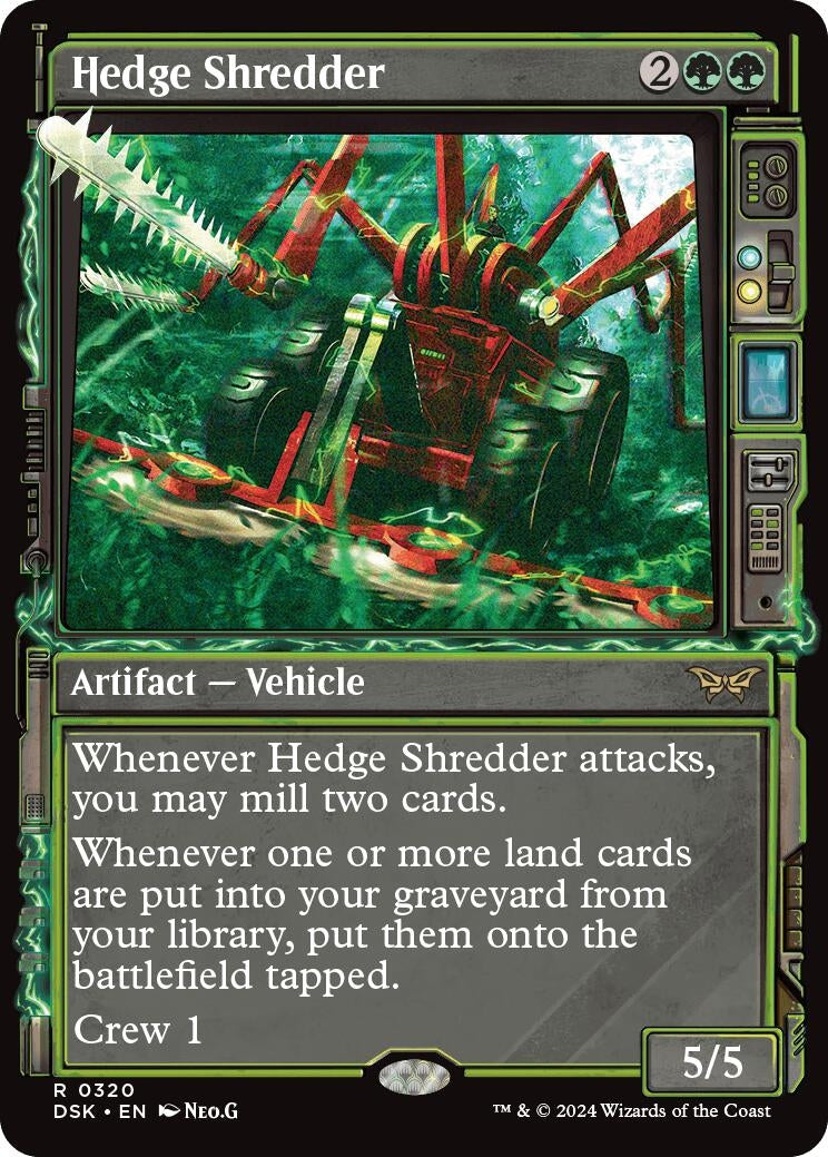 Image for Hedge Shredder (Showcase) (320) (Duskmourn: House of Horror) - Magic: The Gathering