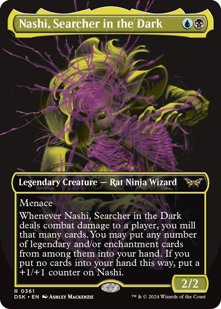 Image for Nashi, Searcher in the Dark (Showcase) (361) (Duskmourn: House of Horror) - Magic: The Gathering