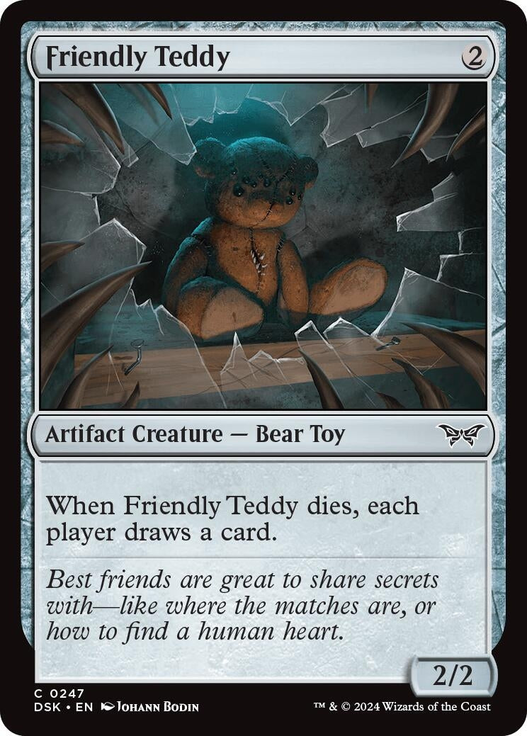 Image for Friendly Teddy (247) (Duskmourn: House of Horror) - Magic: The Gathering