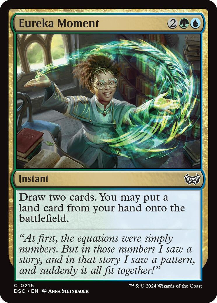Image for Eureka Moment (216) (Duskmourn: House of Horror) - Magic: The Gathering