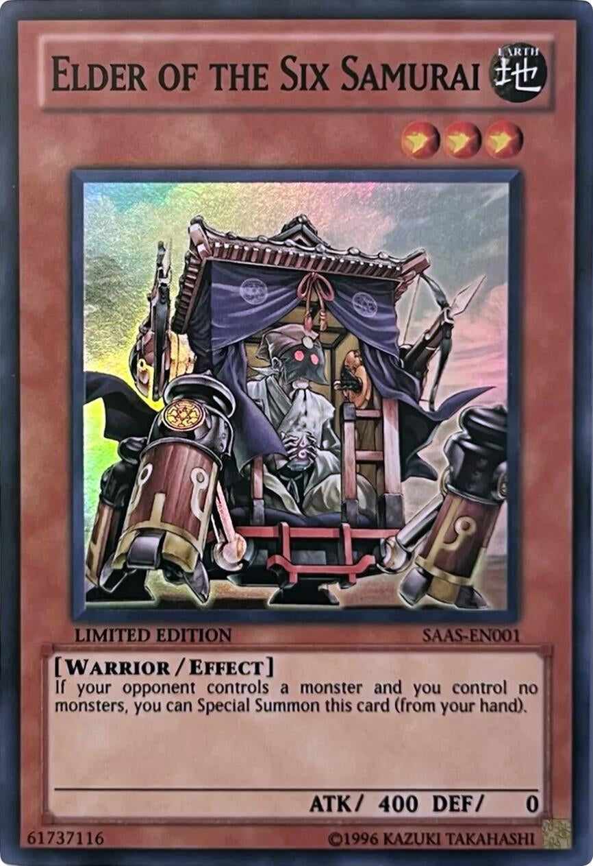 Image for Elder of the Six Samurai (SAAS-EN001) (SAAS) - YuGiOh