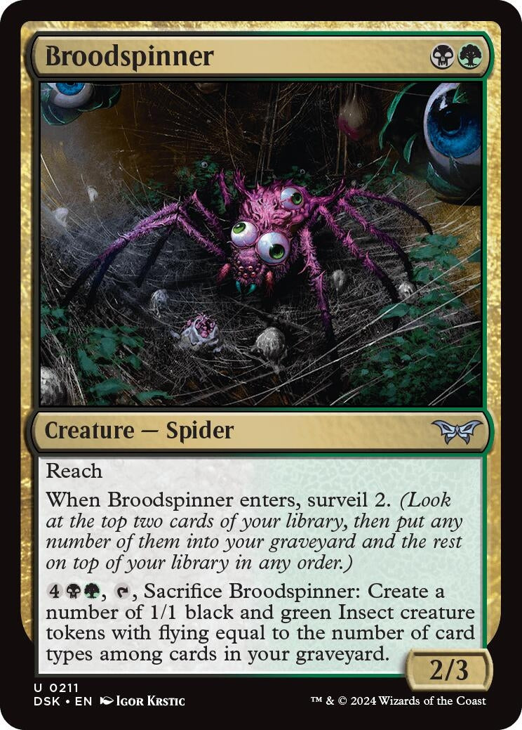Image for Broodspinner (211) (Duskmourn: House of Horror) - Magic: The Gathering