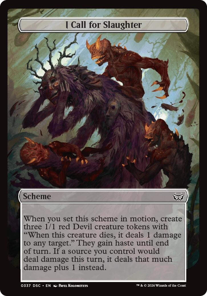 Image for I Call for Slaughter (Full Art) (337) (Duskmourn) - Magic: The Gathering