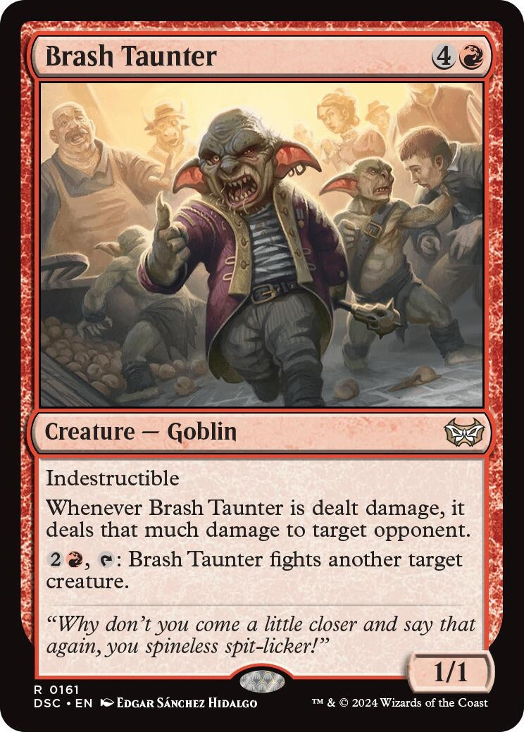 Image for Brash Taunter (161) (Duskmourn: House of Horror) - Magic: The Gathering