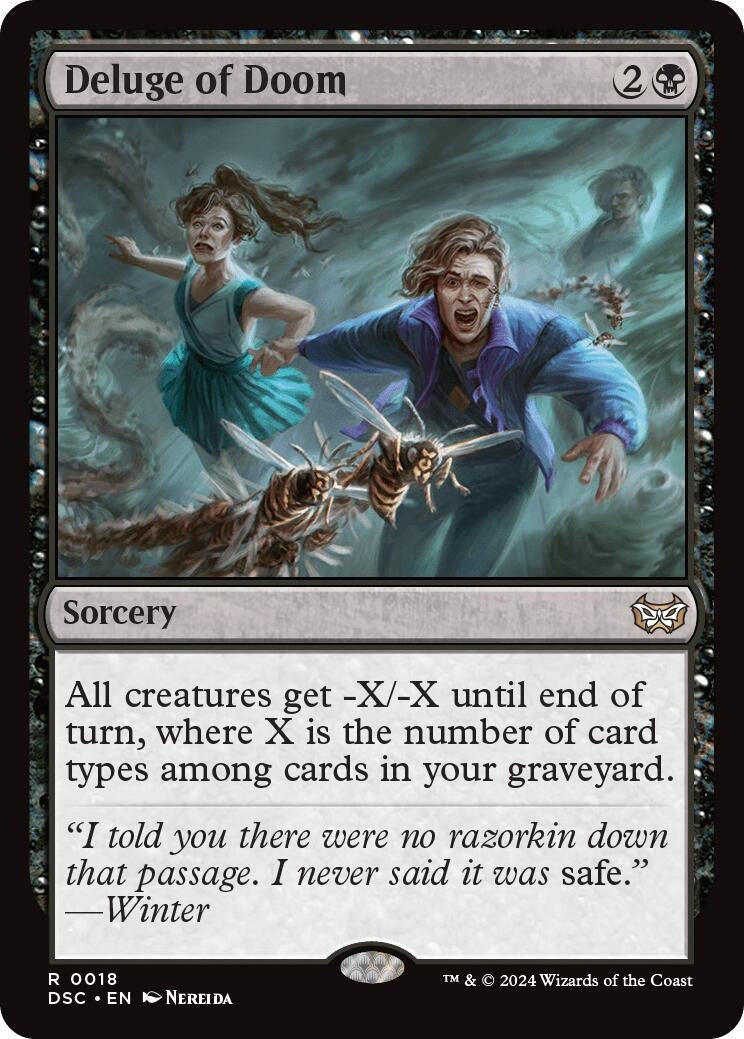 Image for Deluge of Doom (18) (Duskmourn: House of Horror) - Magic: The Gathering