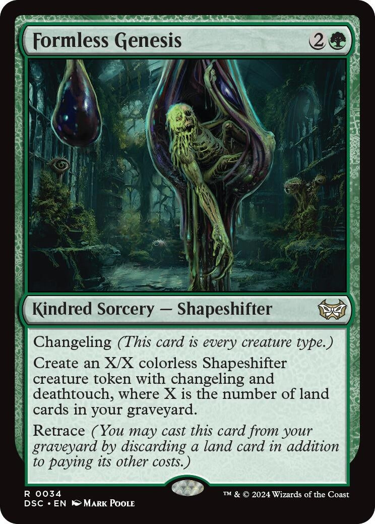 Image for Formless Genesis (34) (Duskmourn: House of Horror) - Magic: The Gathering