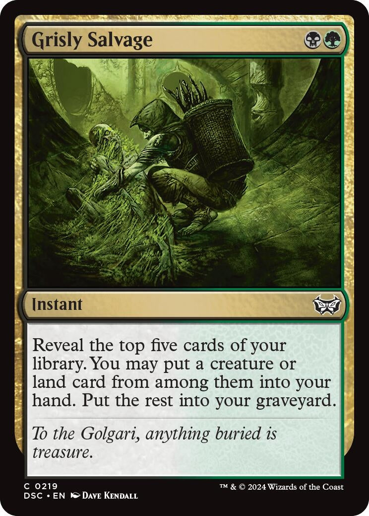 Image for Grisly Salvage (219) (Duskmourn: House of Horror) - Magic: The Gathering