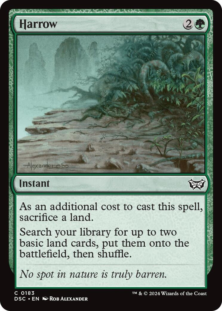 Image for Harrow (183) (Duskmourn: House of Horror) - Magic: The Gathering