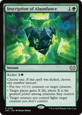 Image for Inscription of Abundance (186) (Duskmourn: House of Horror) - Magic: The Gathering
