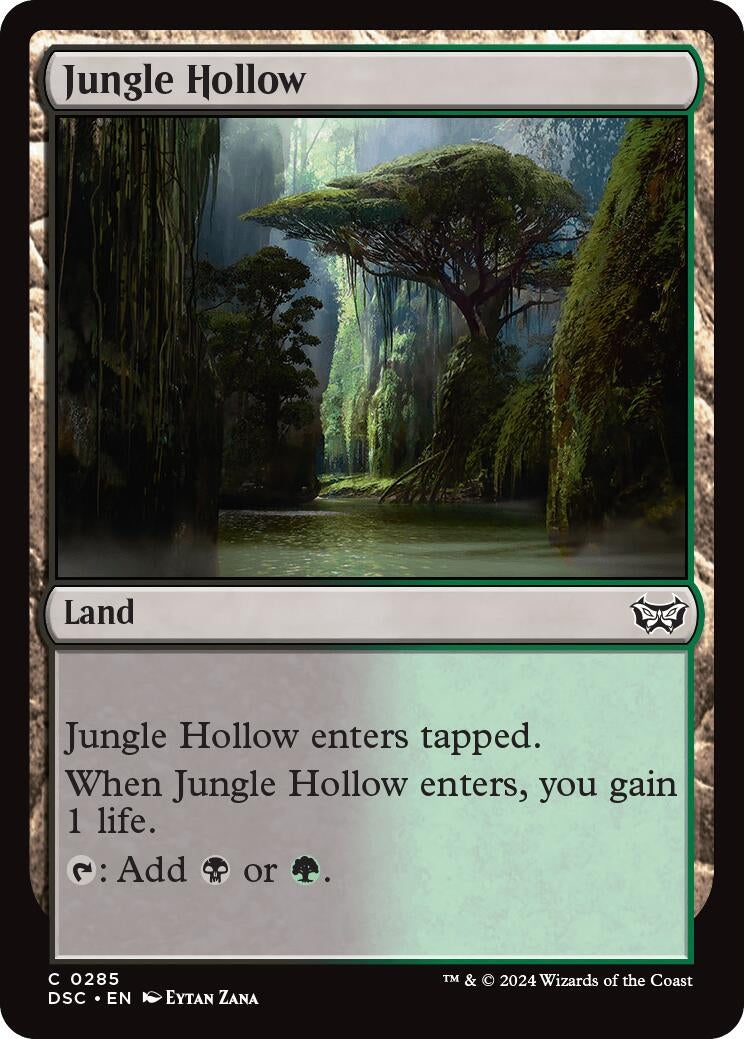Image for Jungle Hollow (285) (Duskmourn: House of Horror) - Magic: The Gathering