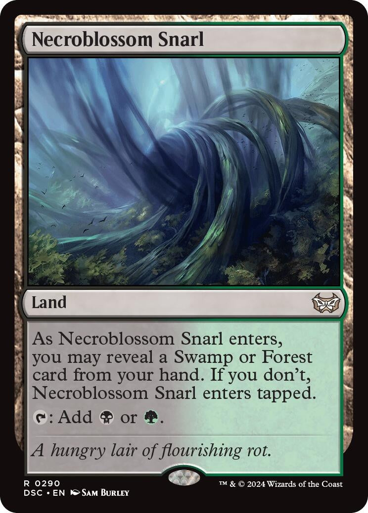 Image for Necroblossom Snarl (290) (Duskmourn: House of Horror) - Magic: The Gathering