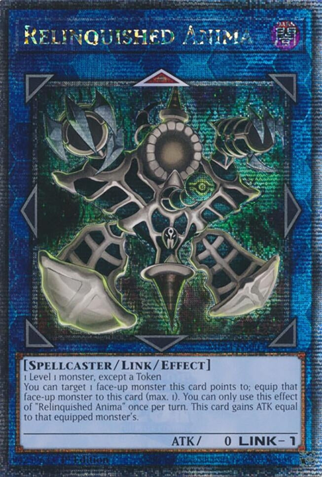 Image for Relinquished Anima (Quarter Century Secret Rare) (MP24-EN007) - YuGiOh