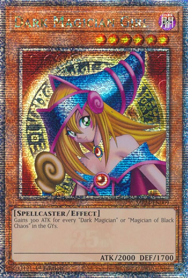 Image for Dark Magician Girl (Quarter Century Secret Rare) (MP24-EN009) - YuGiOh
