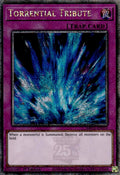 Image for Torrential Tribute (Quarter Century Secret Rare) (MP24-EN010) - YuGiOh