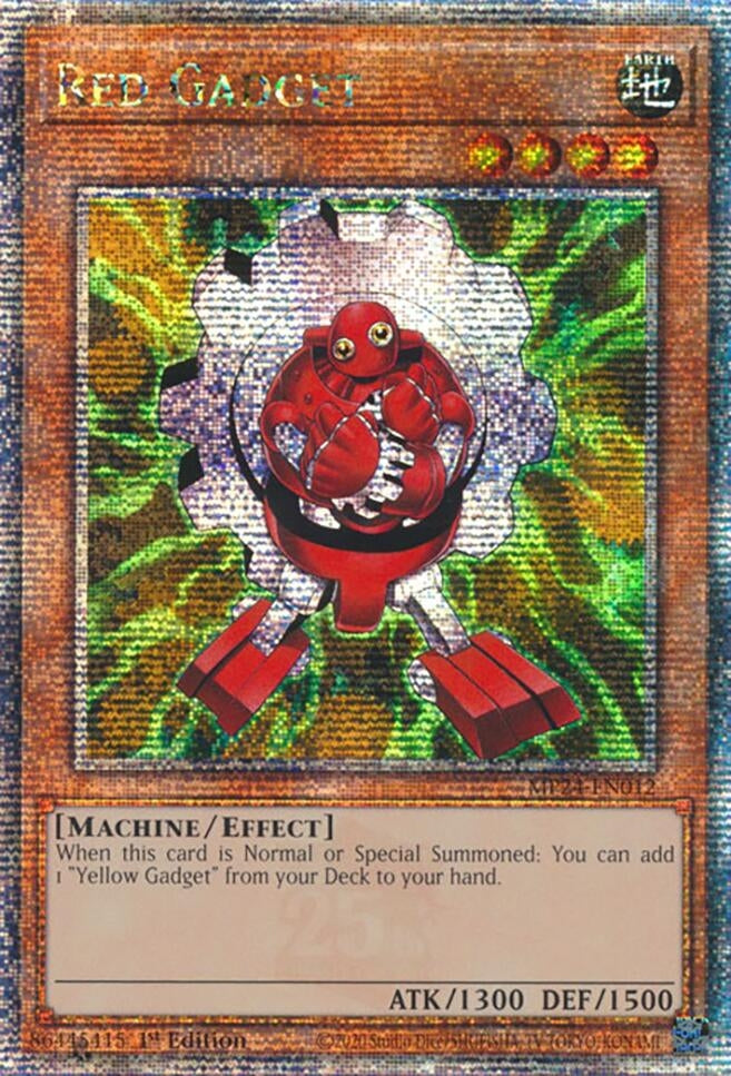 Image for Red Gadget (Quarter Century Secret Rare) (MP24-EN012) - YuGiOh
