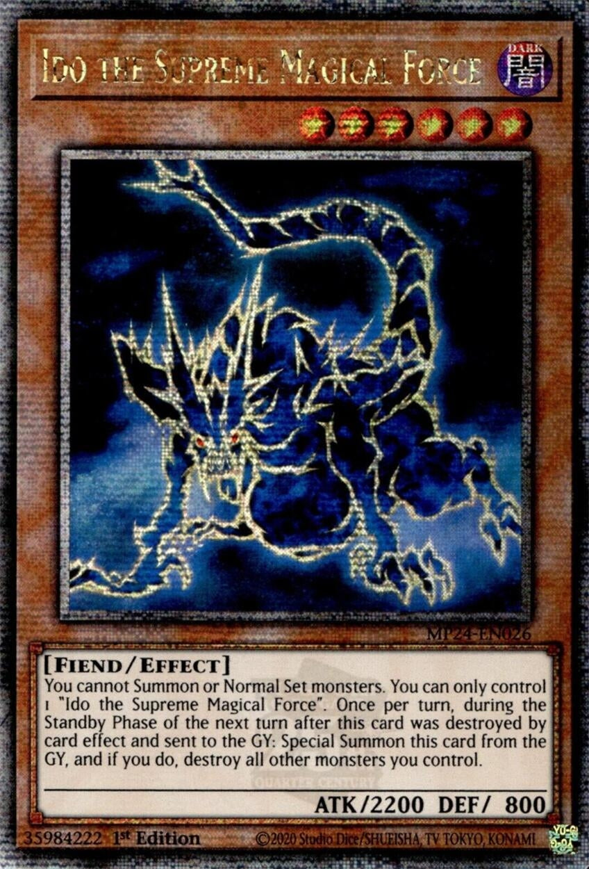 Image for Ido the Supreme Magical Force (Quarter Century Secret Rare) (MP24-EN026) - YuGiOh