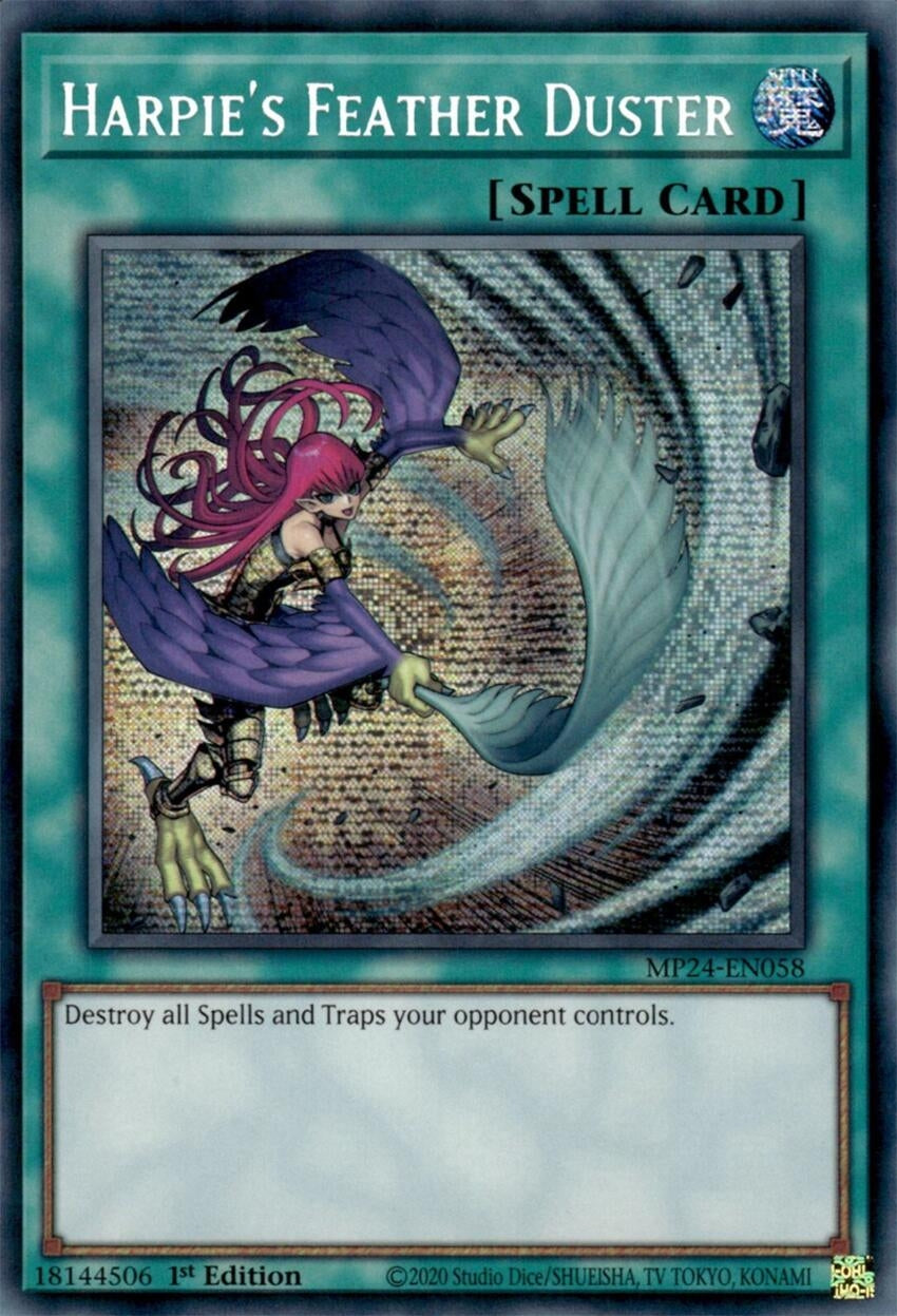 Harpie's Feather Duster (Alternate Art) (MP24-EN058)