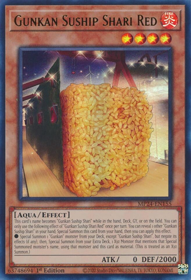 Image for Gunkan Suship Shari Red (MP24-EN155) - YuGiOh