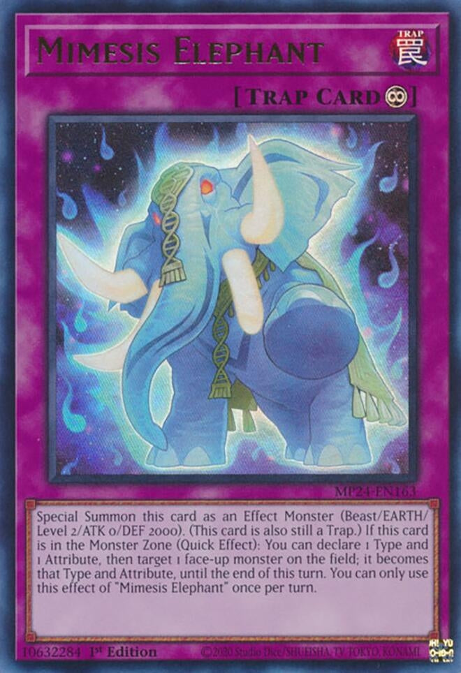 Image for Mimesis Elephant (MP24-EN163) - YuGiOh
