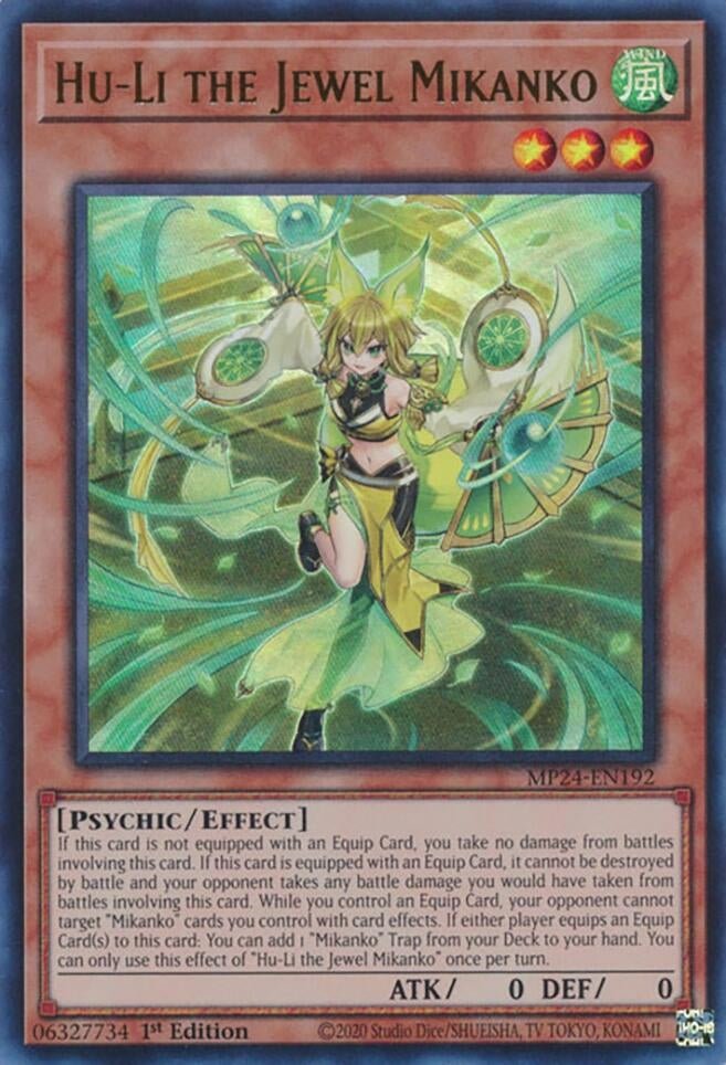Image for Hu-Li the Jewel Mikanko (MP24-EN192) - YuGiOh