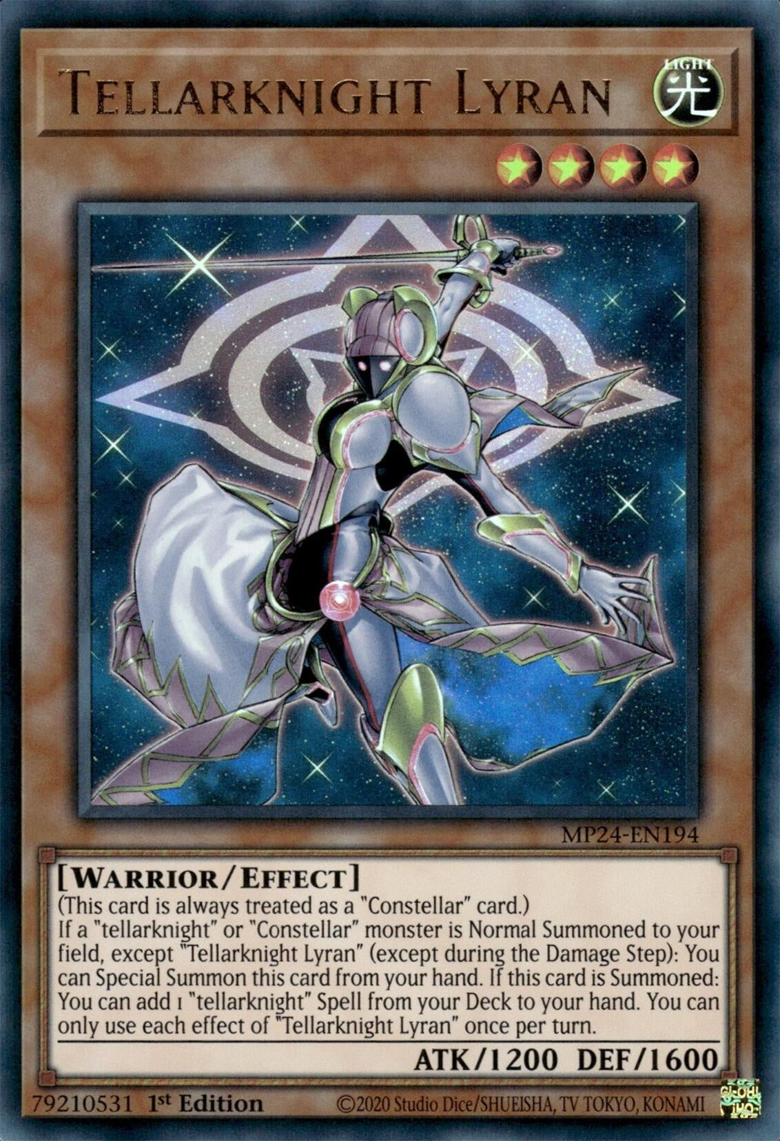 Image for Tellarknight Lyran (MP24-EN194) - YuGiOh