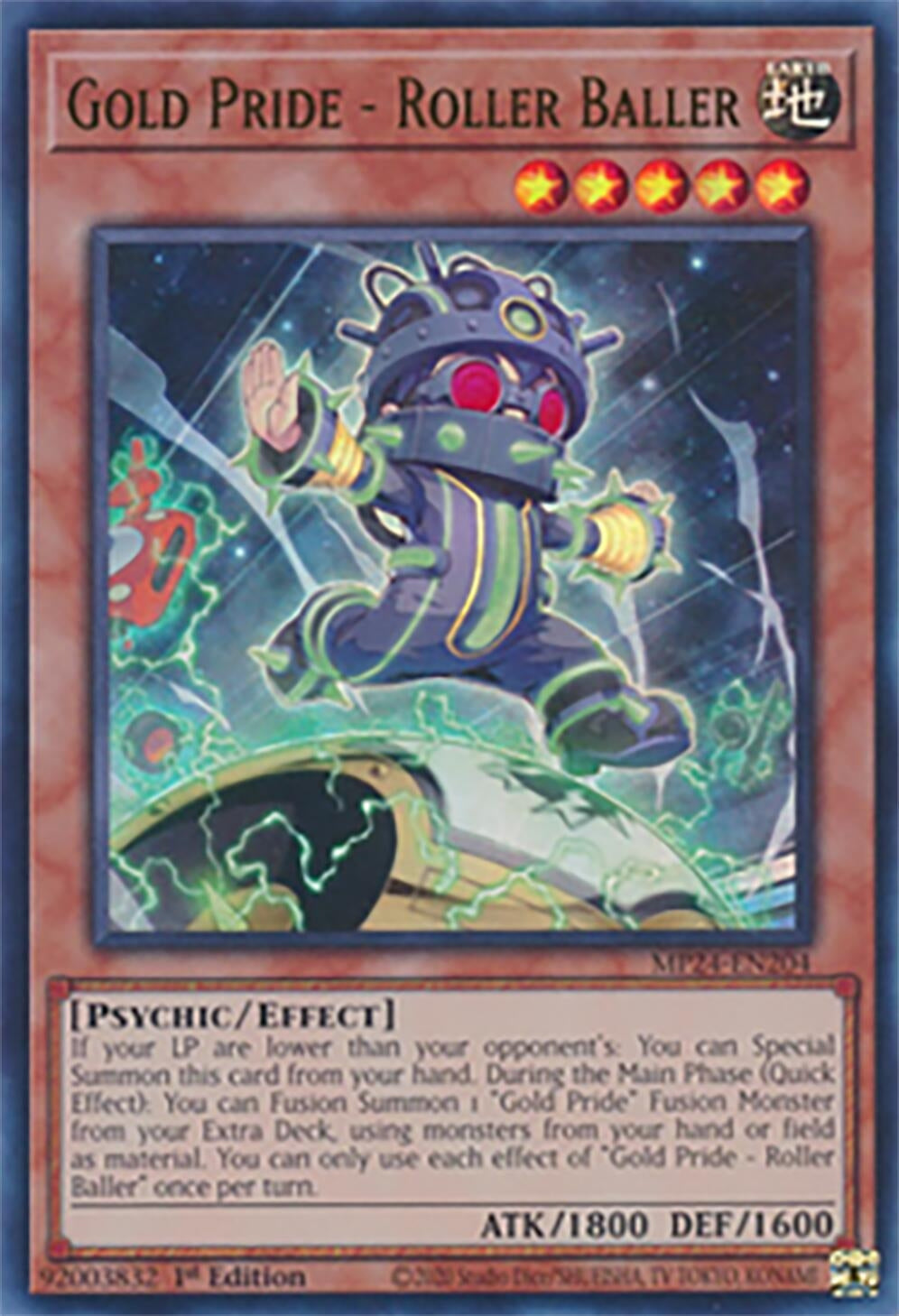 Image for Gold Pride - Roller Baller (MP24-EN204) - YuGiOh