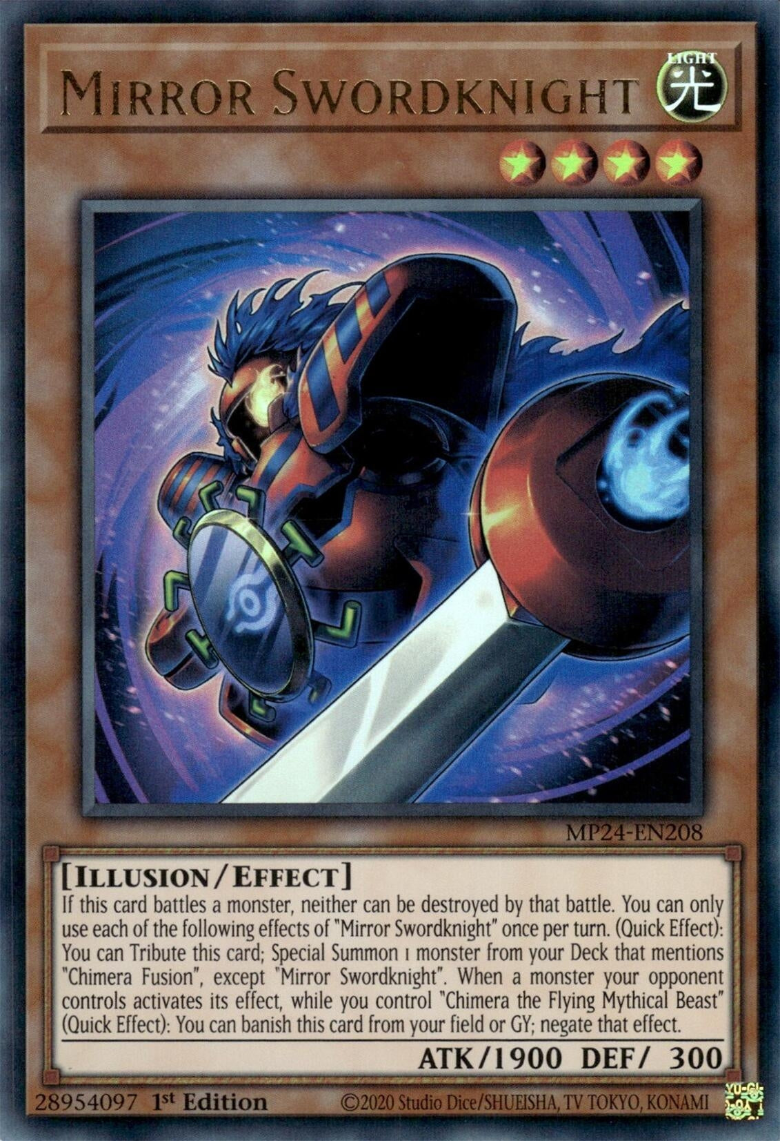 Image for Mirror Swordknight (MP24-EN208) - YuGiOh