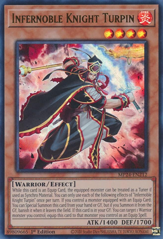 Image for Infernoble Knight Turpin (MP24-EN212) - YuGiOh