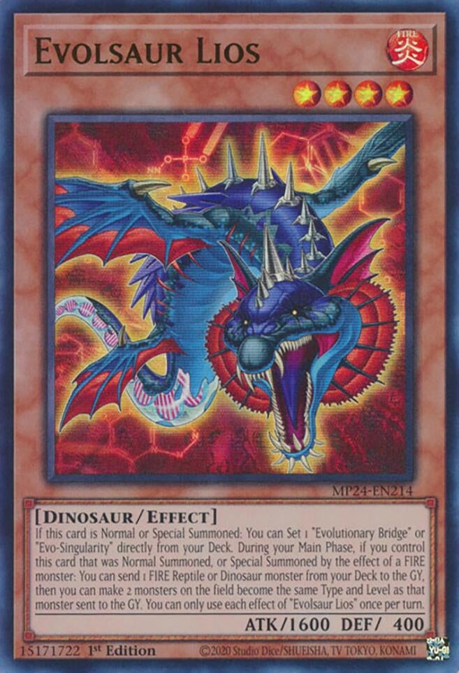 Image for Evolsaur Lios (MP24-EN214) - YuGiOh