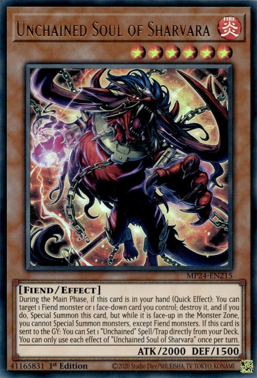 Image for Unchained Soul of Sharvara (MP24-EN215) - YuGiOh
