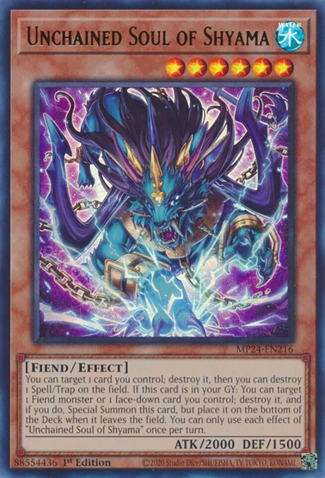 Image for Unchained Soul of Shyama (MP24-EN216) - YuGiOh