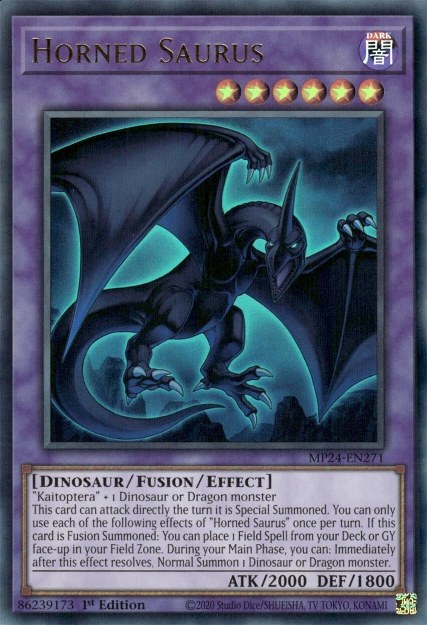 Image for Horned Saurus (MP24-EN271) - YuGiOh