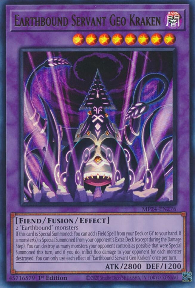 Image for Earthbound Servant Geo Kraken (MP24-EN276) - YuGiOh