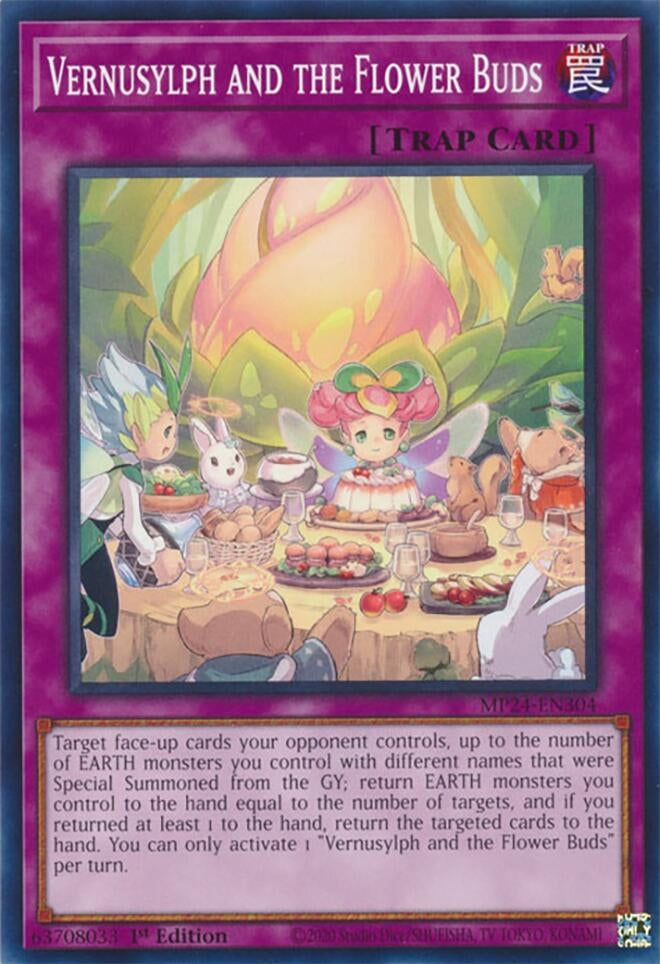 Image for Vernusylph and the Flower Buds (MP24-EN304) - YuGiOh
