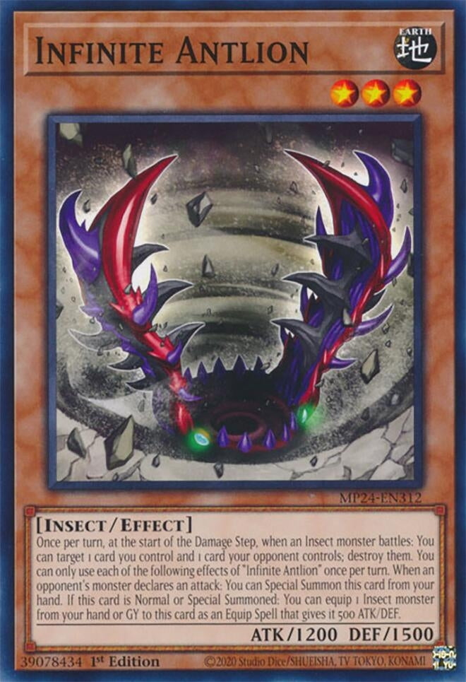 Image for Infinite Antlion (MP24-EN312) - YuGiOh